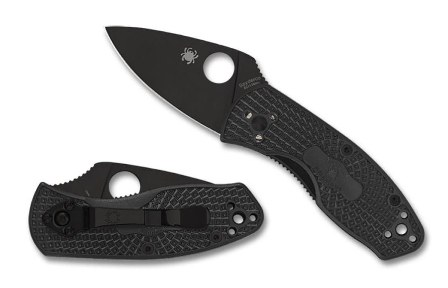 مطوى SPYDERCO C148PBBK Ambitious™ Lightweight Black Blade