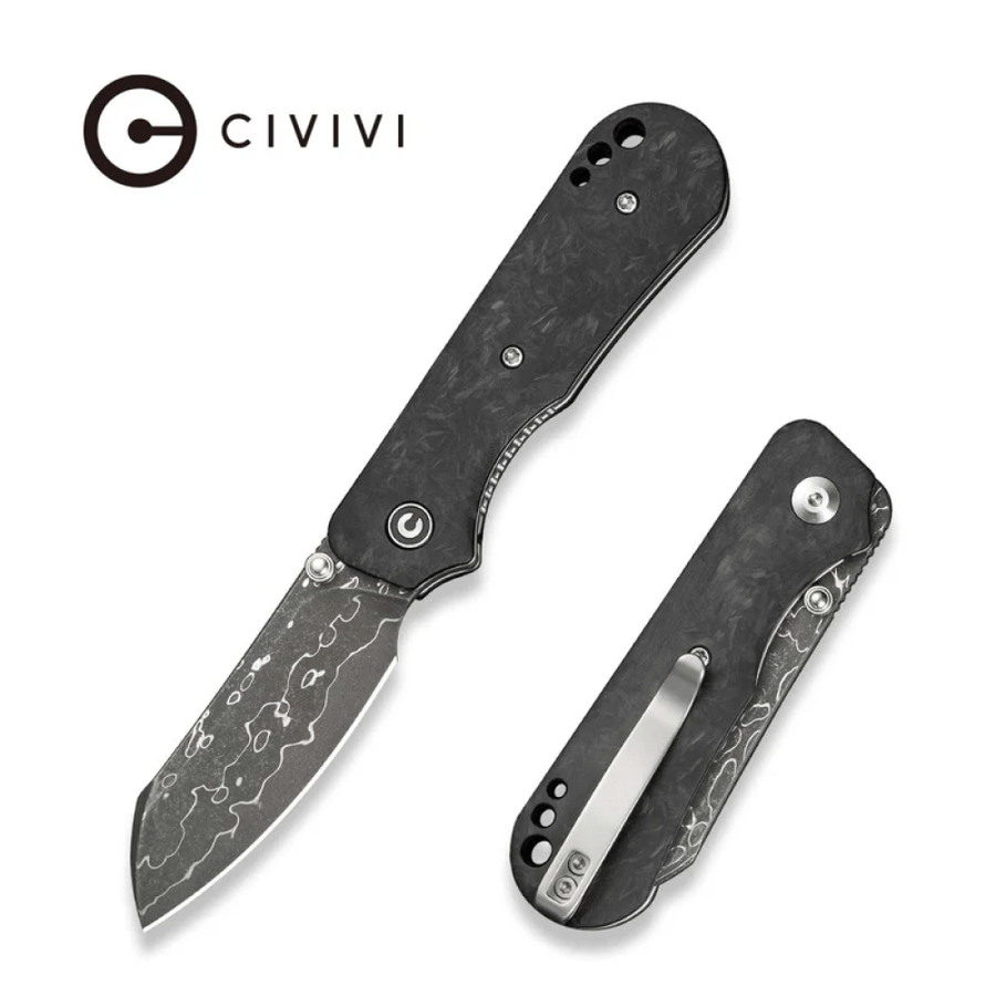مطوى CIVIVI C24055-DS1 Crabby Linerlock Damascus