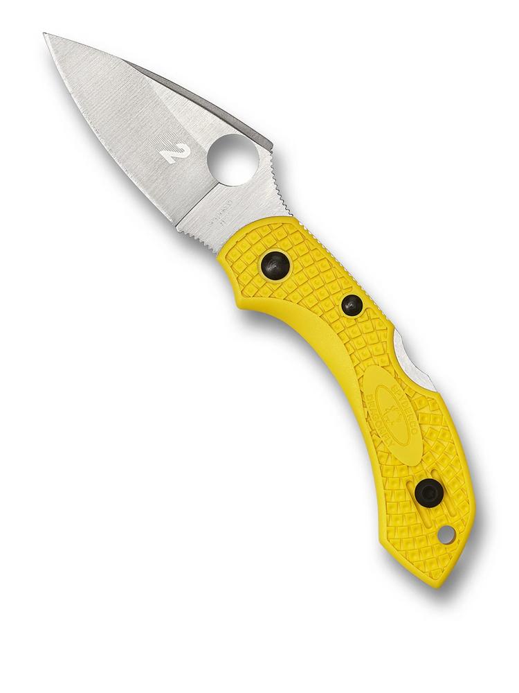 مطوى SPYDERCO Dragonfly™ 2 Salt® FRN Yellow C28PYL2