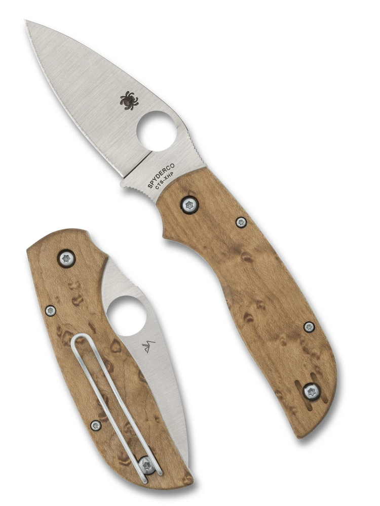 مطوى SPYDERCO C152NLWDP Chaparral SlipIt Maple Wood
