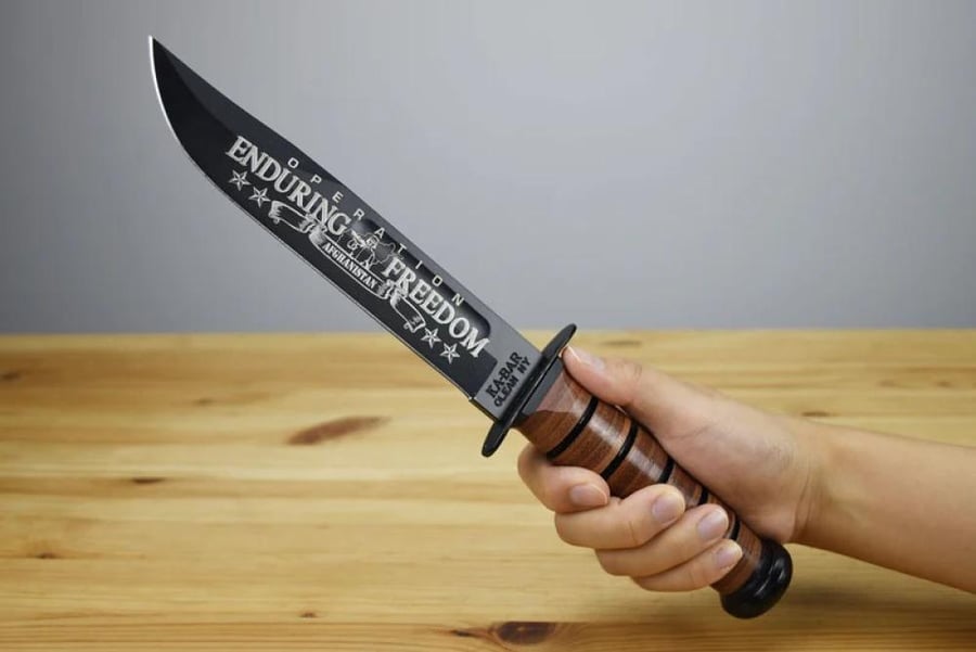 Ka-Bar 9168 US Army OEF Afghanistan Fixed Blade 9168