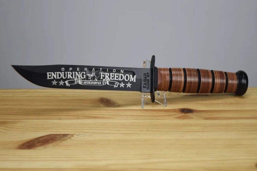 Ka-Bar 9168 US Army OEF Afghanistan Fixed Blade 9168