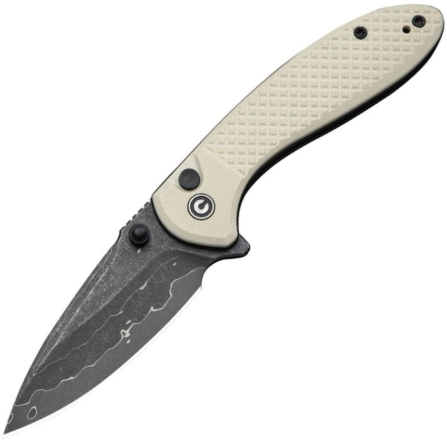 مطوى CIVIVI C24031-DS1 Faeger Button Lock Ivory
