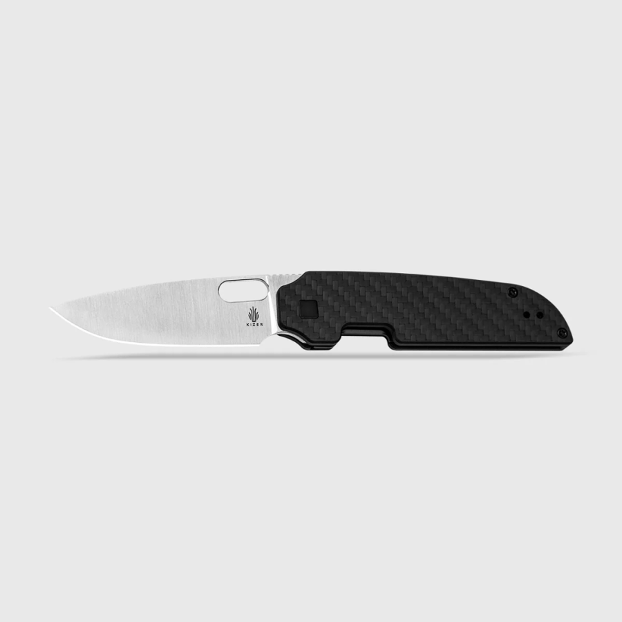 مطوى Kizer V3637A2 Varatas Linerlock CF/G10