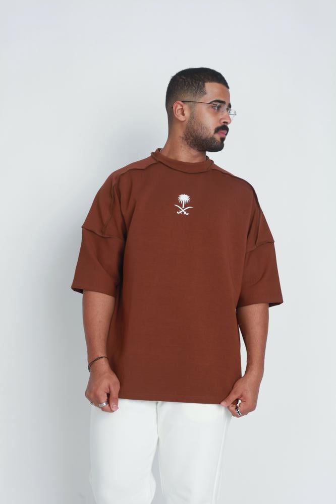 Saudi brown t-shirt