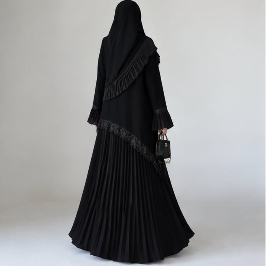 عباية كريب قصة كلوش
