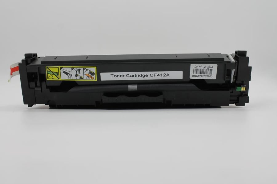 خرطوشة حبر ليزر HD CF410A أصفر بديلة متوافقة مع طابعات HP | ضمان حتى نفاد الحبر