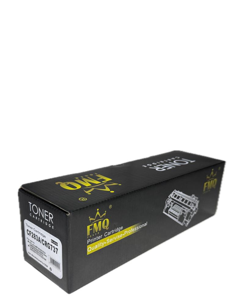 خرطوشة حبر ليزر FMQ 83A (CF283A) / Canon 737 أسود بديلة متوافقة مع طابعات HP وCanon | ضمان حتى نفاد الحبر