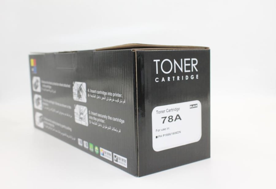 خرطوشة حبر ليزر HD 78A / CRG 728 أسود بديلة متوافقة مع طابعات HP وCanon | ضمان حتى نفاد الحبر