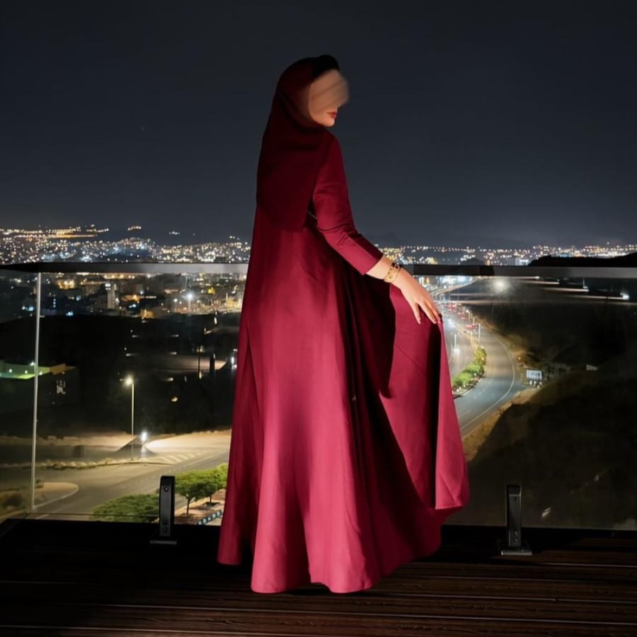 عباية كلوش لنن طبيعي