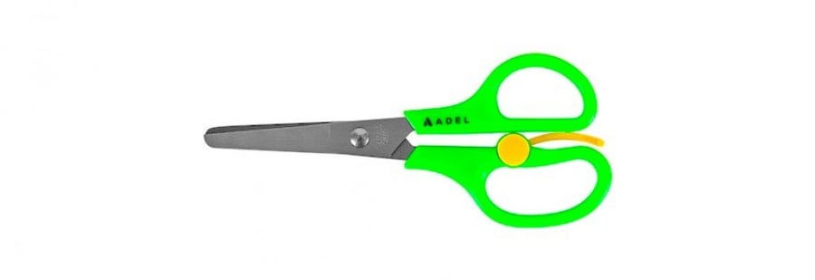 مقصات مع مسطرة 5cm أمنه