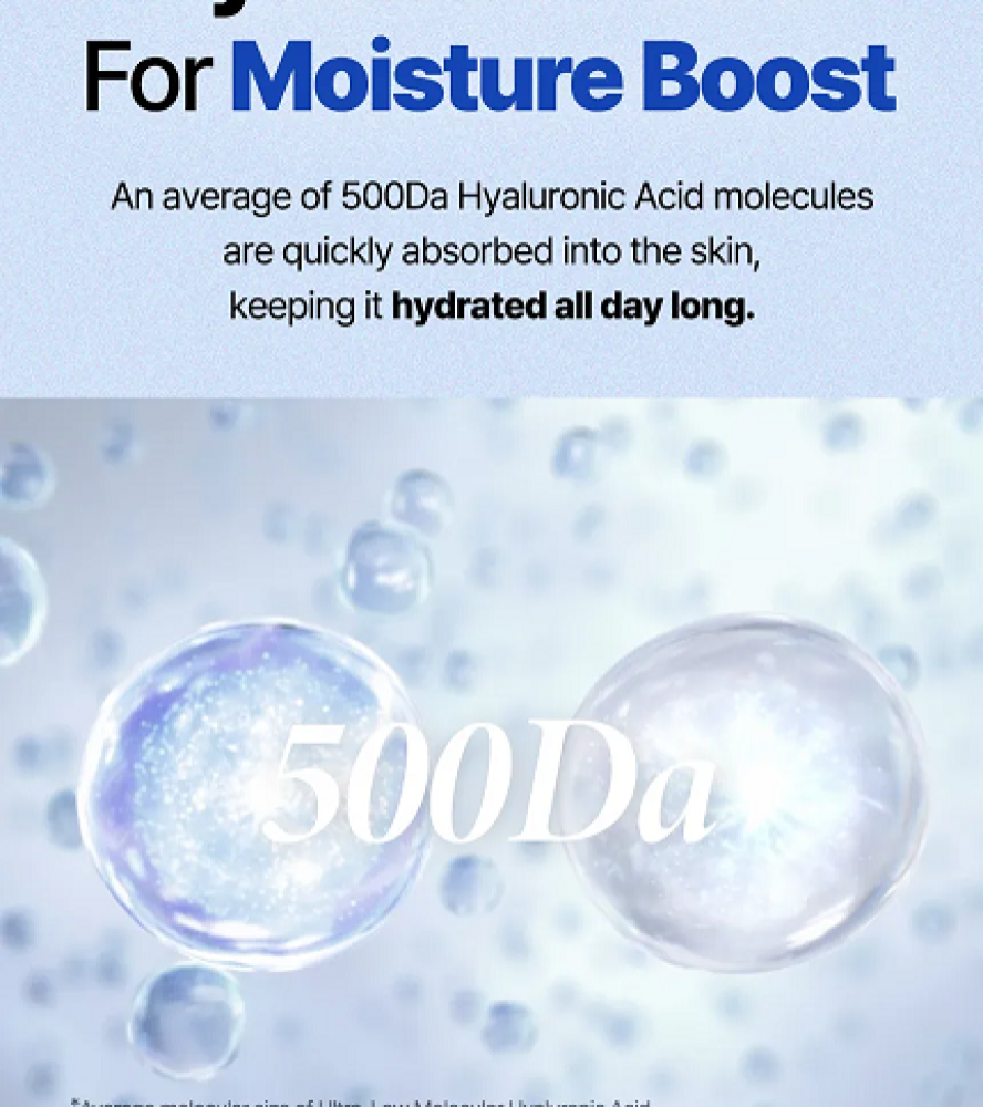 Acentri pads for cooling with hyaluronic acid and very low molecular zinc