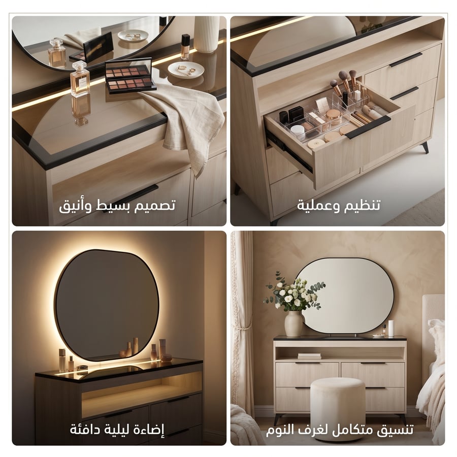 دولاب تسريحة مودرن