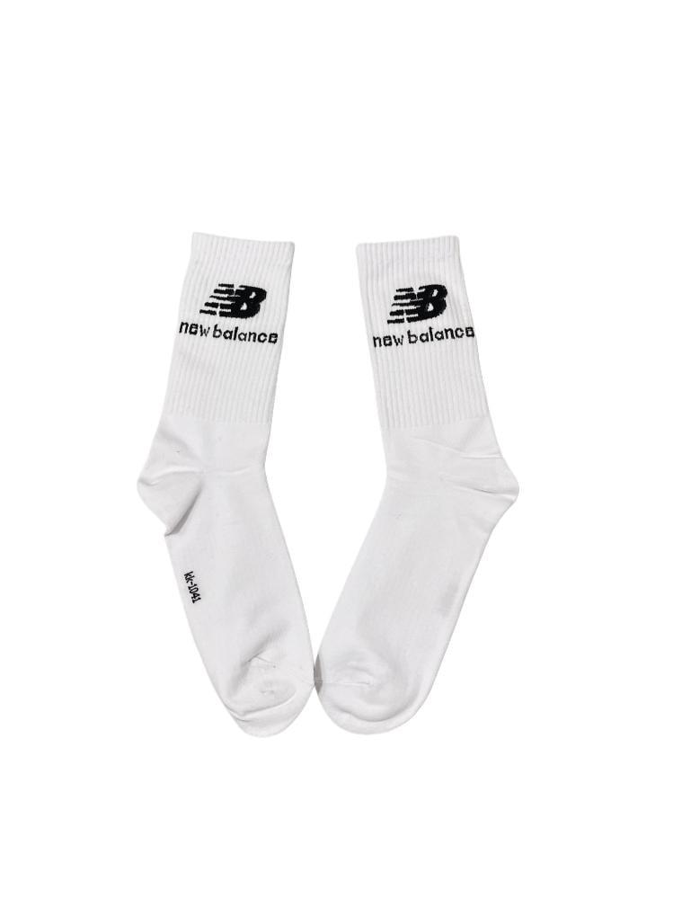 شراب نص ساق ماركة New balance ابيض