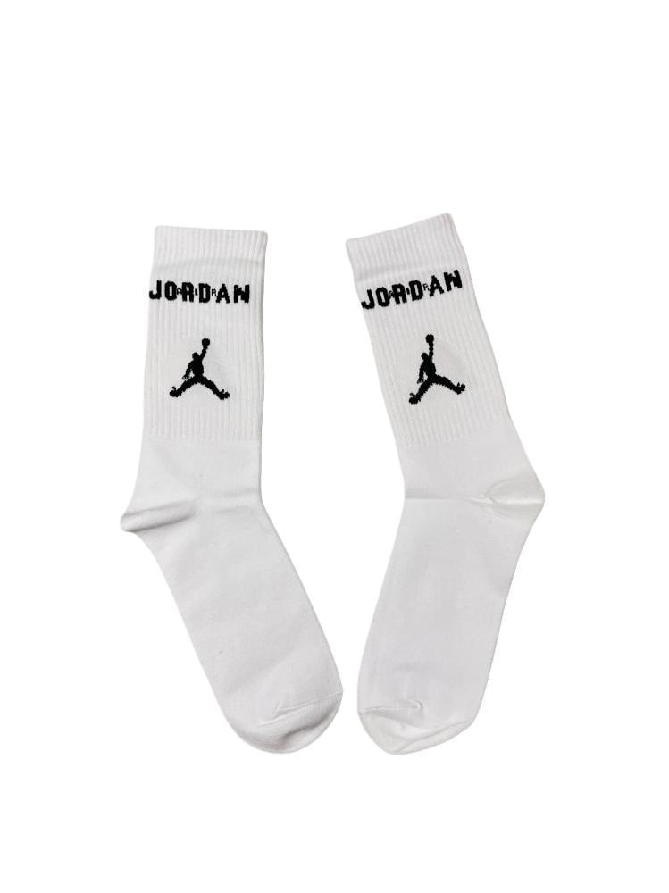 شراب نص ساق ماركة JORDAN ابيض