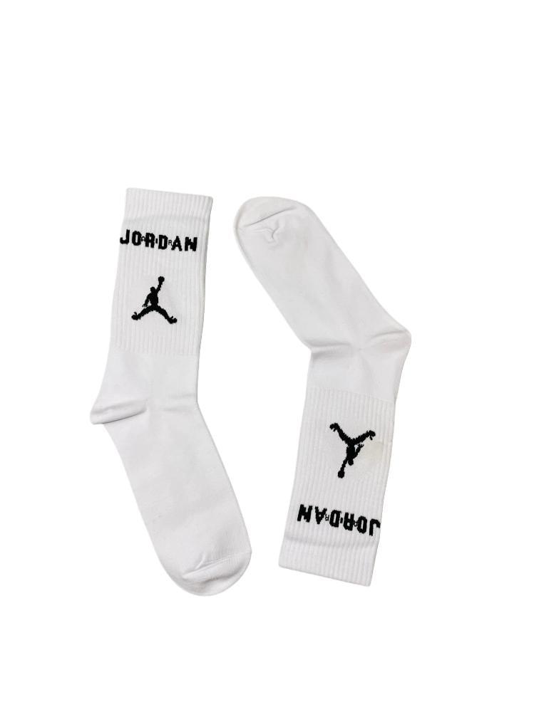 شراب نص ساق ماركة JORDAN ابيض