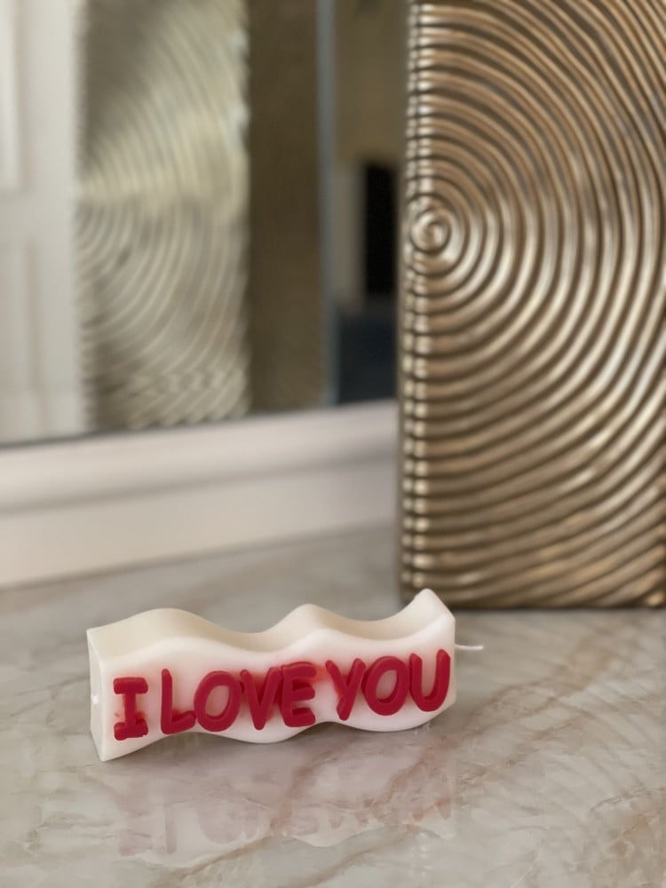 شمعة i love you