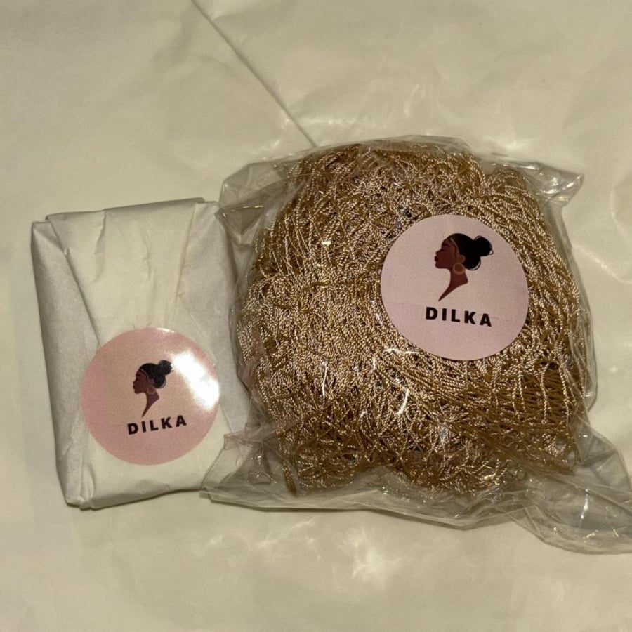 African loofah and black soap for pigmentation