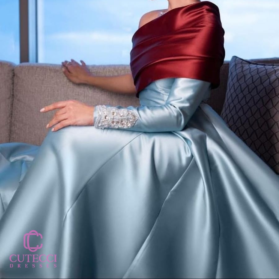 فستان سهرة ميكادو سماوي – أناقة خيالية مع CUTECCI