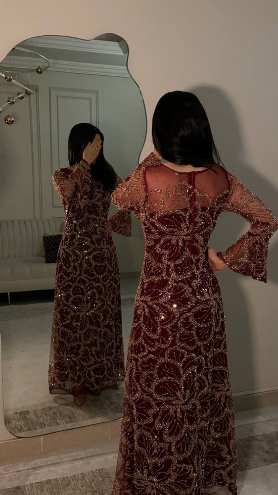 فستان جوهرة الذهب
