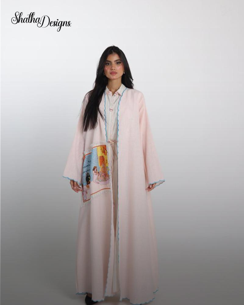 عباية طوق الورد