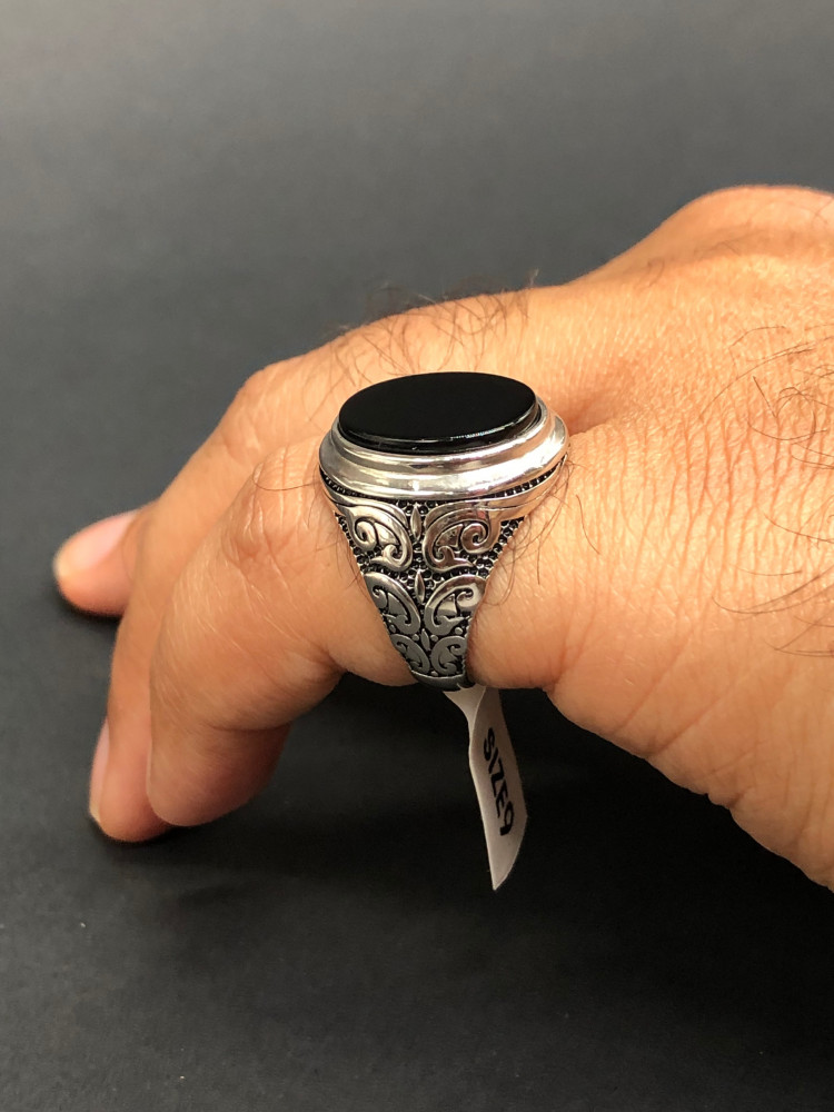 خاتم فضه عصري عيار 925