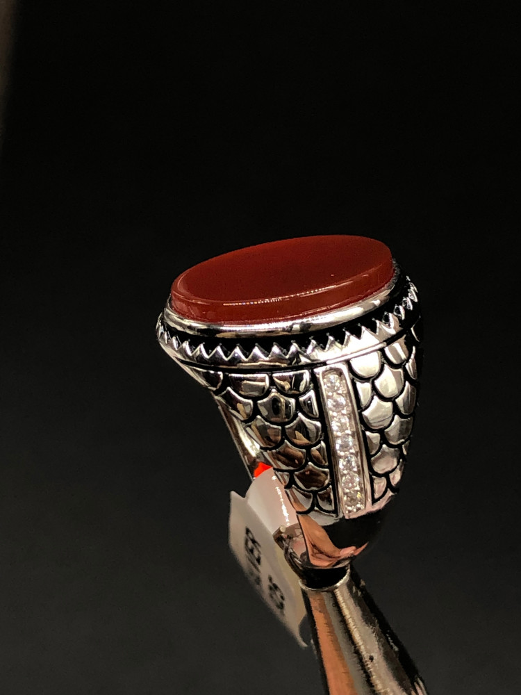 خاتم فضه عصري عيار 925