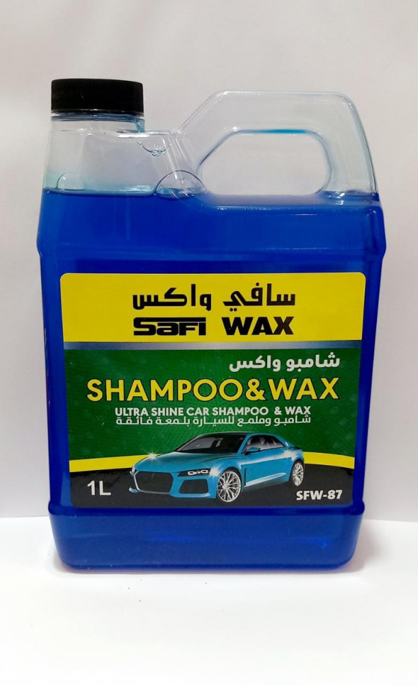 شامبو واكس ازرق 1 لتر سافي واكس
