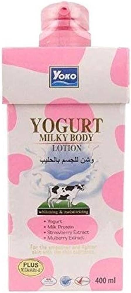 لوشن يوكو بنكهة الزبادي للجسم 400 مل -  Yoko Yogurt Milky Body Lotion 400ml