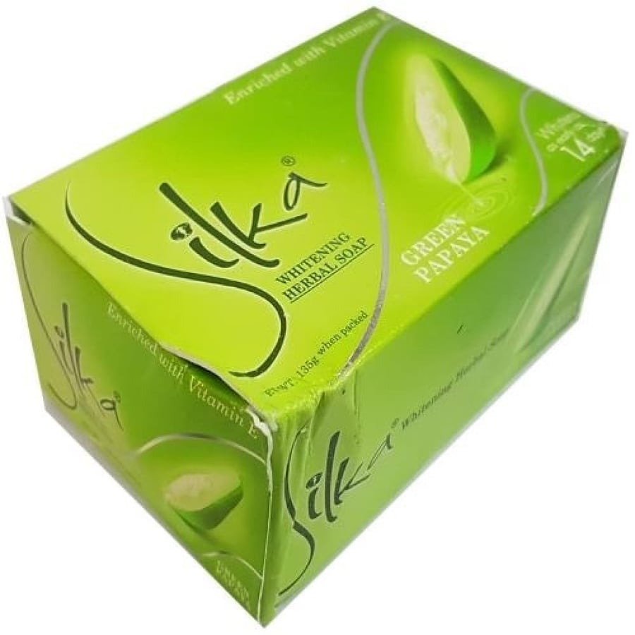 Silka Papaya Whitening Herbal Soap 135 gm