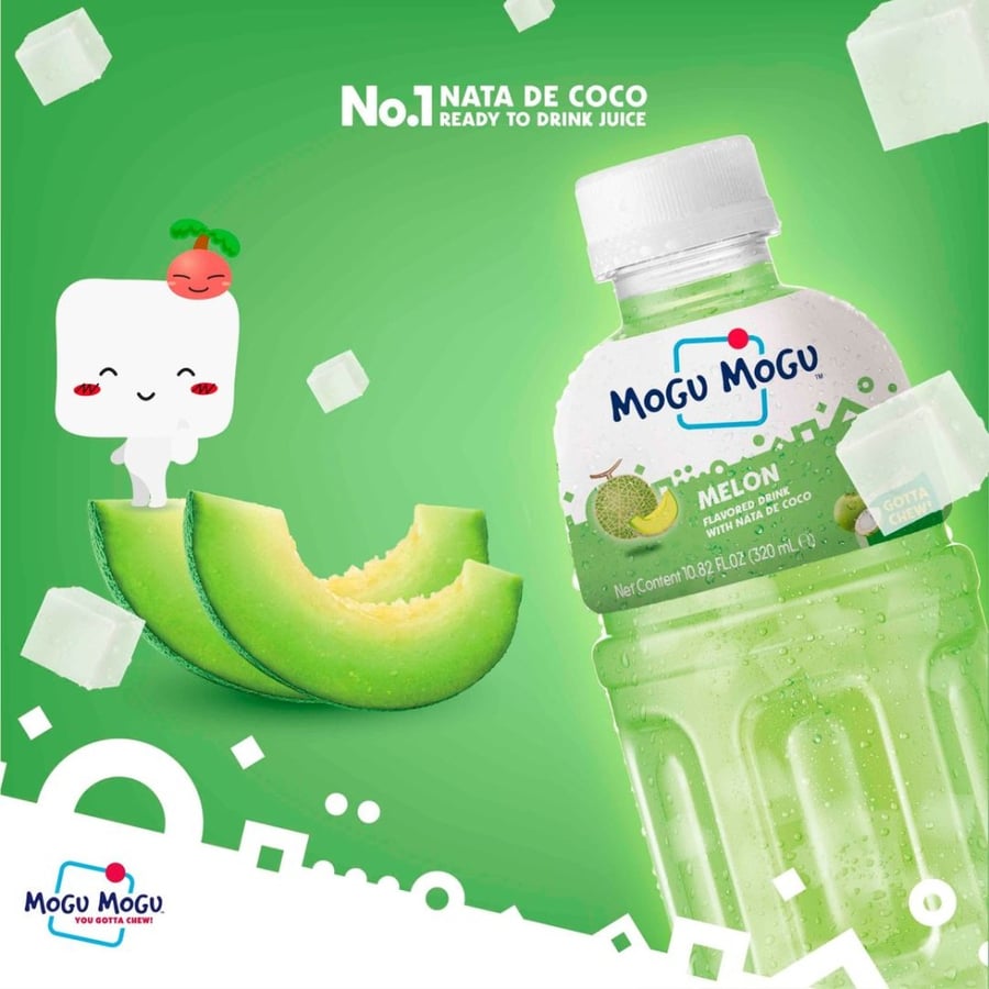 موغو موغو بنكهة الشمام - Mogu Mogu Melon Flavored Drink