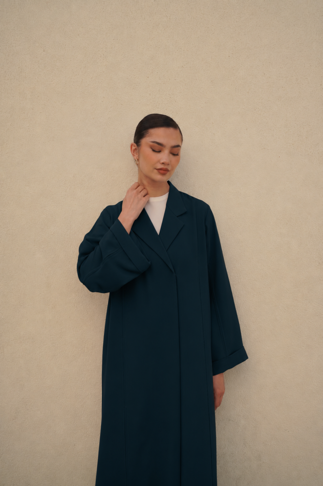 Lulu Abaya - Dark Turquoise
