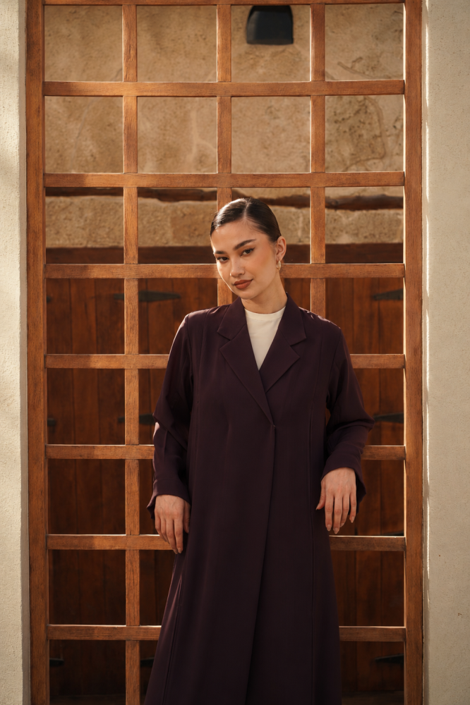 Lulu Abaya - Dark Purple