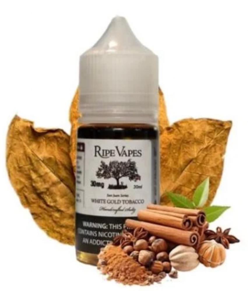 نكهة الذهبي والأبيض توباكو من رايب  فيب ripe vapes white gold