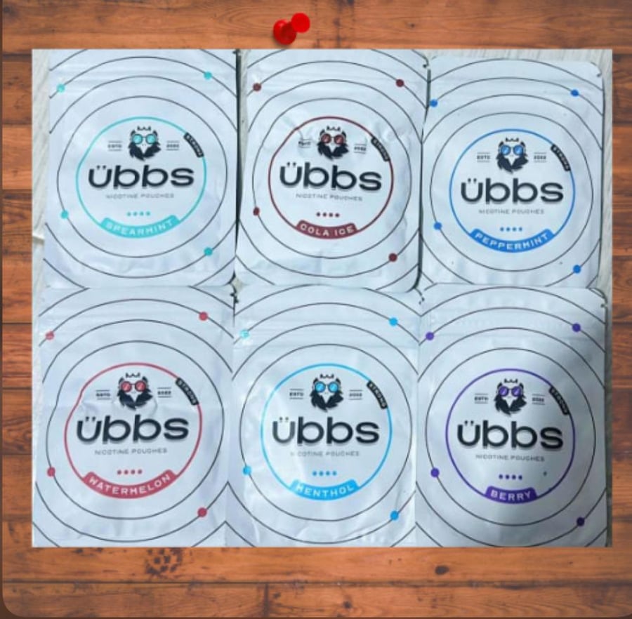 اظرف نيكوتين اوبس الجديدة بنكهة كولا ايس Ubbs
