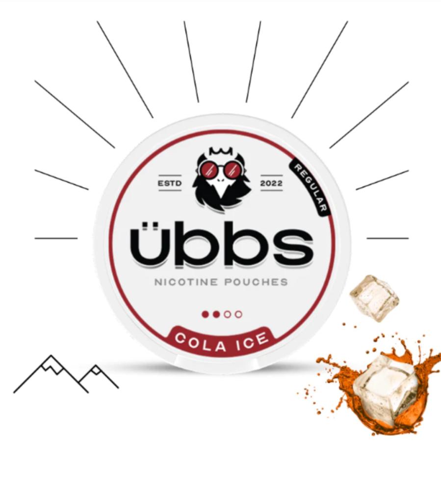 اظرف نيكوتين اوبس الجديدة بنكهة كولا ايس Ubbs