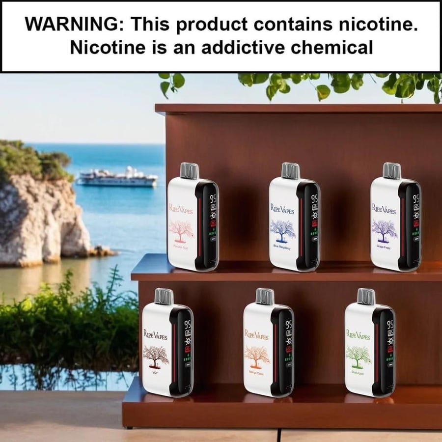 سحبة رايب فيبز Ripe Vapes  الف 20000 موش نكهة vct توباكو فانيلا