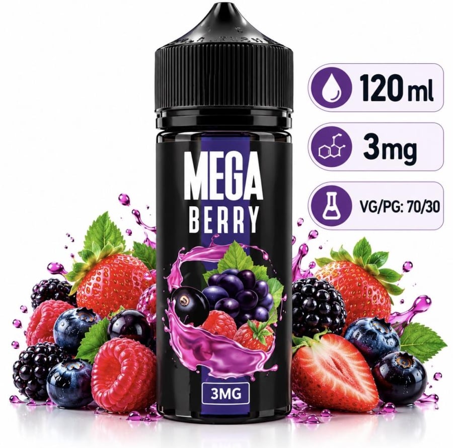 نكهة ميجا بيري 120 مل MEGA Berry