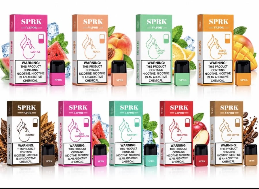بودات مايلي سبارك Vapor بنكهات متعددة