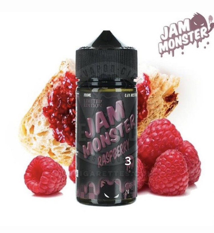 نكهة فيب جام مونستر توت احمر  Jam Monster