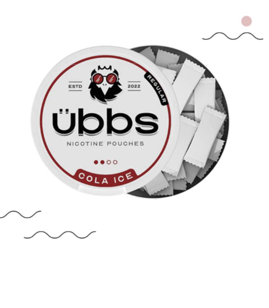 اظرف نيكوتين اوبس الجديدة بنكهة كولا ايس Ubbs