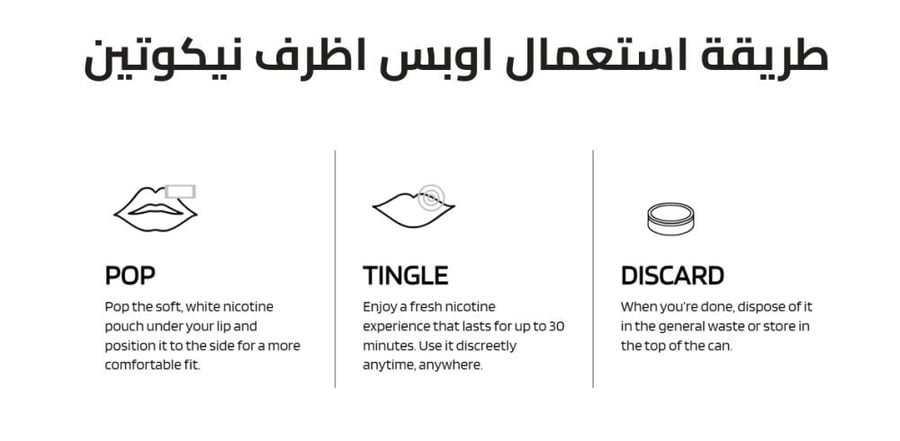 اظرف نيكوتين اوبس الجديدة بنكهة كولا ايس Ubbs