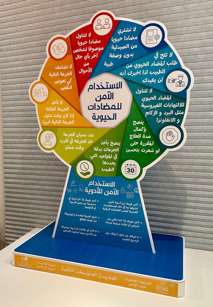 مجسم الاستخدام الآمن للأدوية و المضادات الحيوية