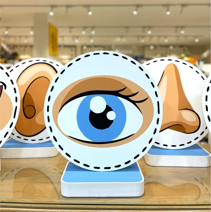 مجسمات الحواس الخمس
