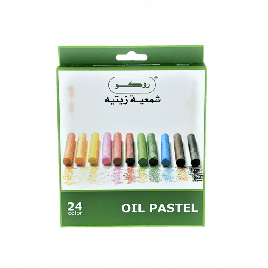الوان شمعية زيتية روكو 24 لون