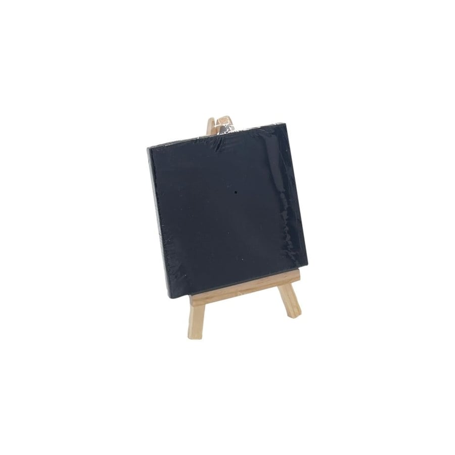 لوحة رسم كانفس بحامل خشبي - مقاس 10×10 سم