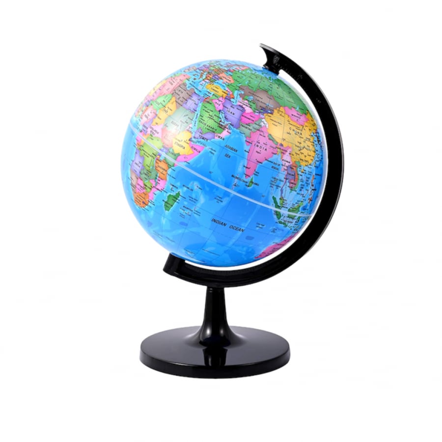 Revolving globe, 14.2 cm