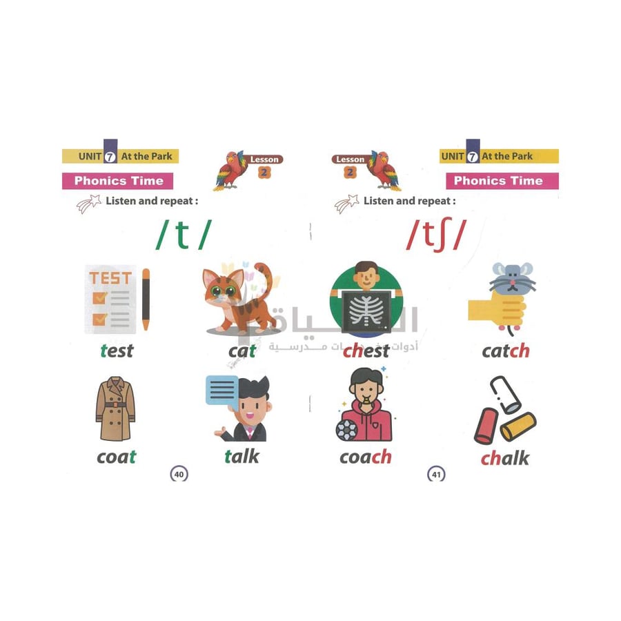 كتاب English للأطفال KG2 المستوى الثاني – الجزء 2 من سلسلة نبُع التعليمية