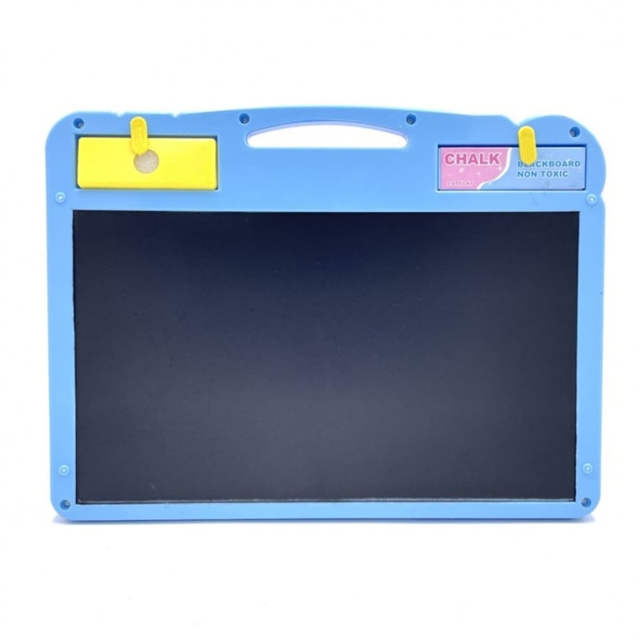 2 in 1 drawing and writing board for kids - blue/pink - jing jing