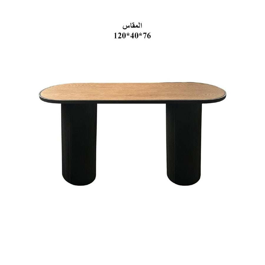 طاولة كونسول بلون أسود مميز وتصميم رائع وفخم
